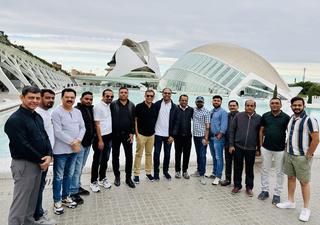 WWTFE delegation at the City of Arts and Sciences, Valencia, Spain